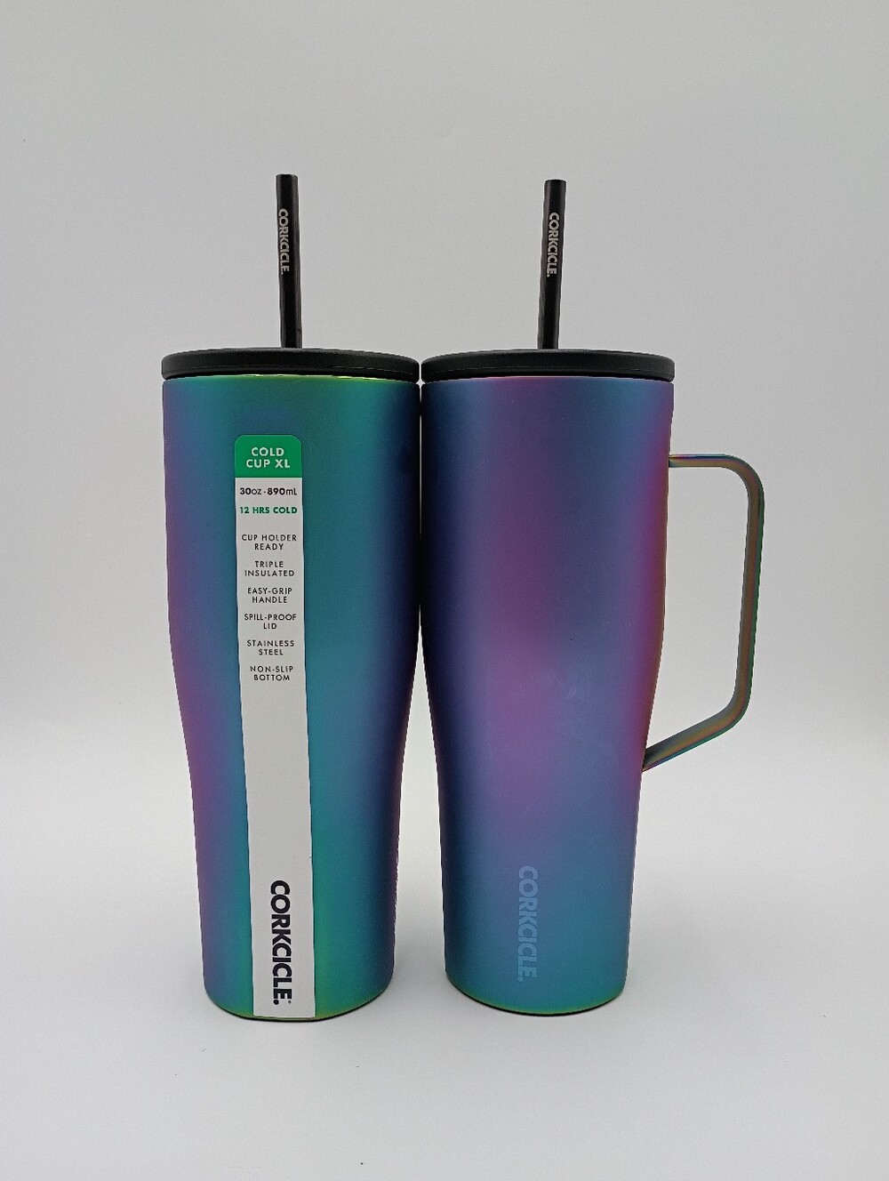 Corkcicle Dragonfly 30oz tumbler. 12hrs cold. Triple insulated. Lot of 2.